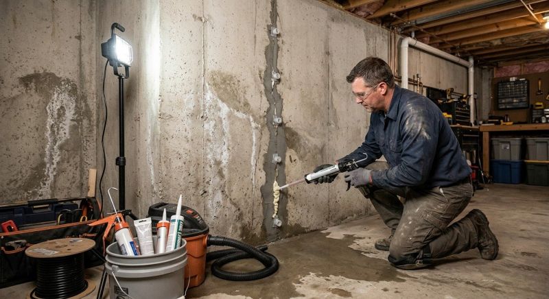 Wet Basement Repair in Greenville, SC